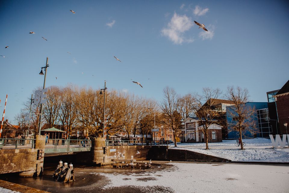 Winter in de stad