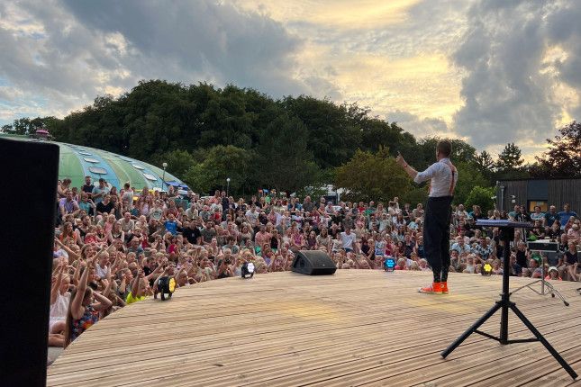 Artiest voor publiek