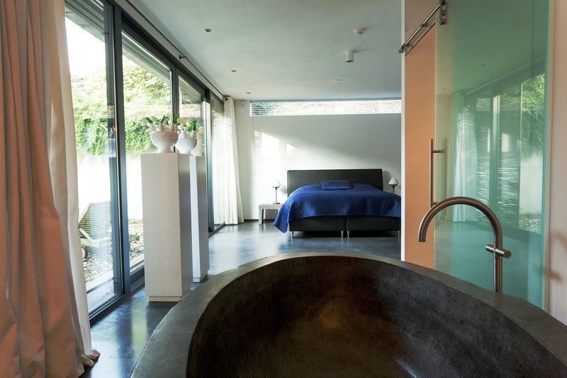 De slaapkamer van het Betonnen Boshuis