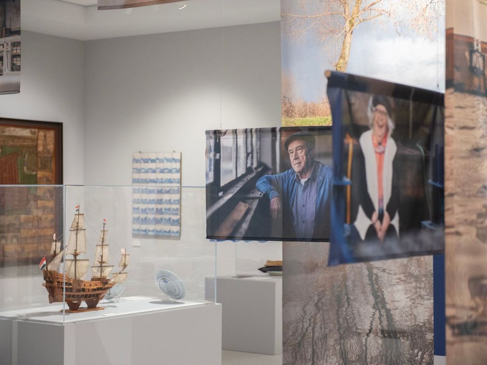Tentoonstelling industrie aan de schie bij Royal Delft