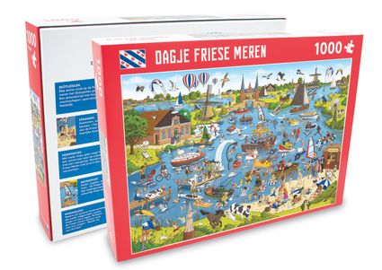 Puzzel 'dagje Friese meren'