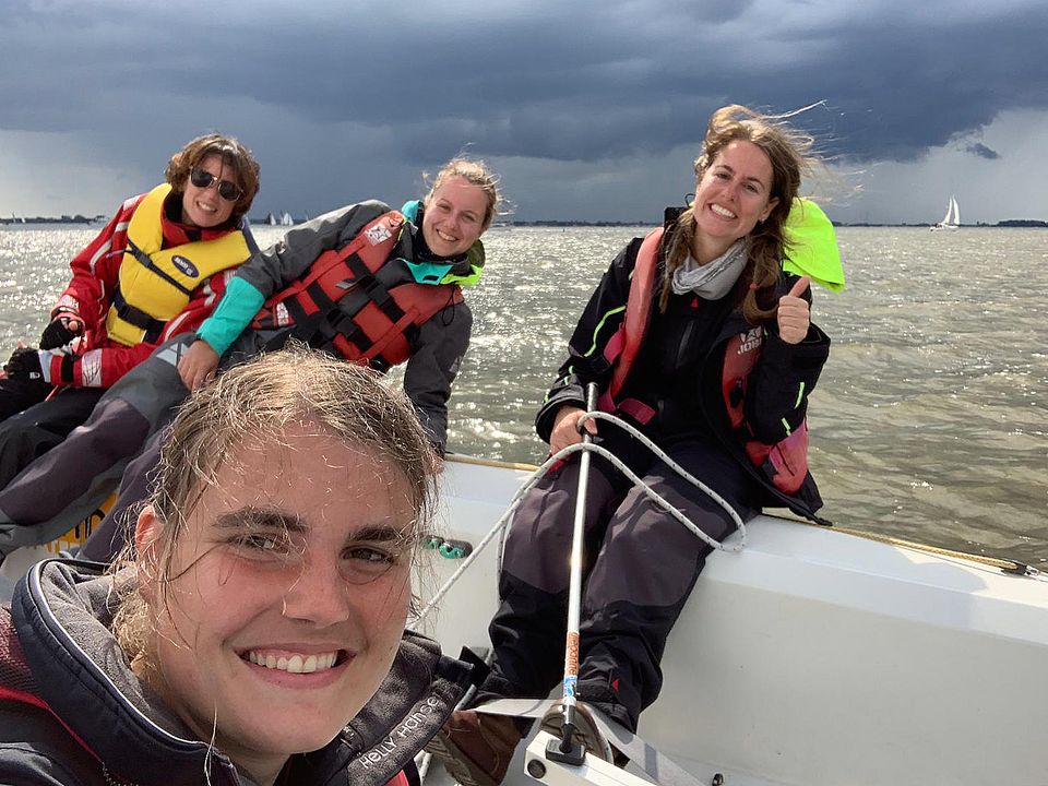 Bij weer en wind veel zeilplezier in de Keus 22