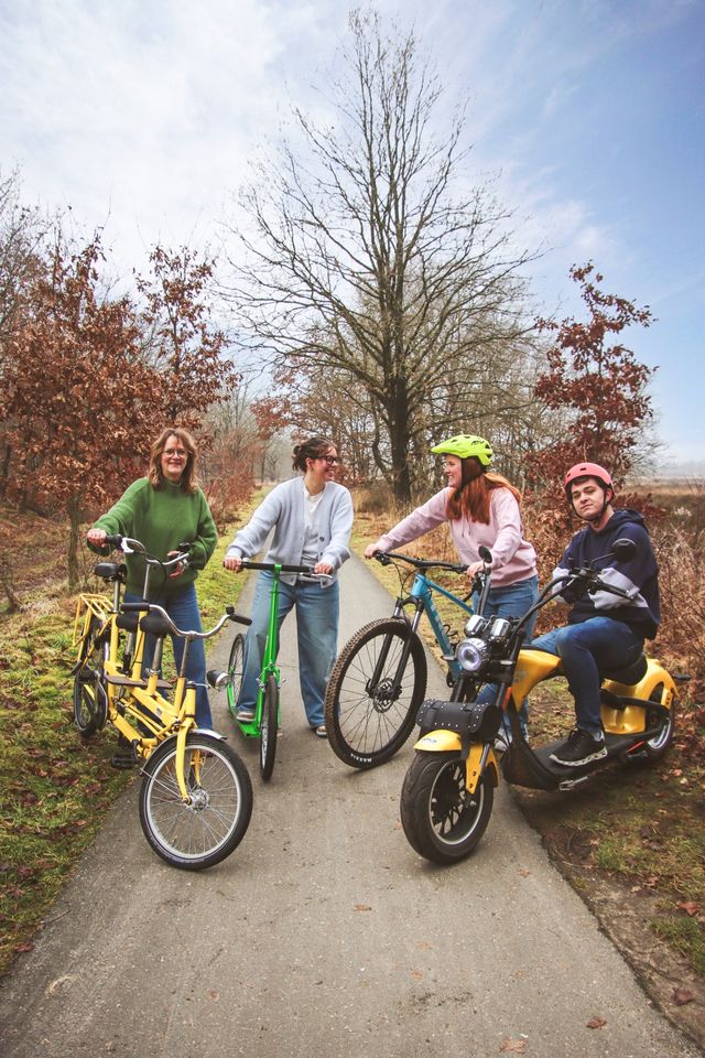5 actievelingen op de tandem, step en e-chopper