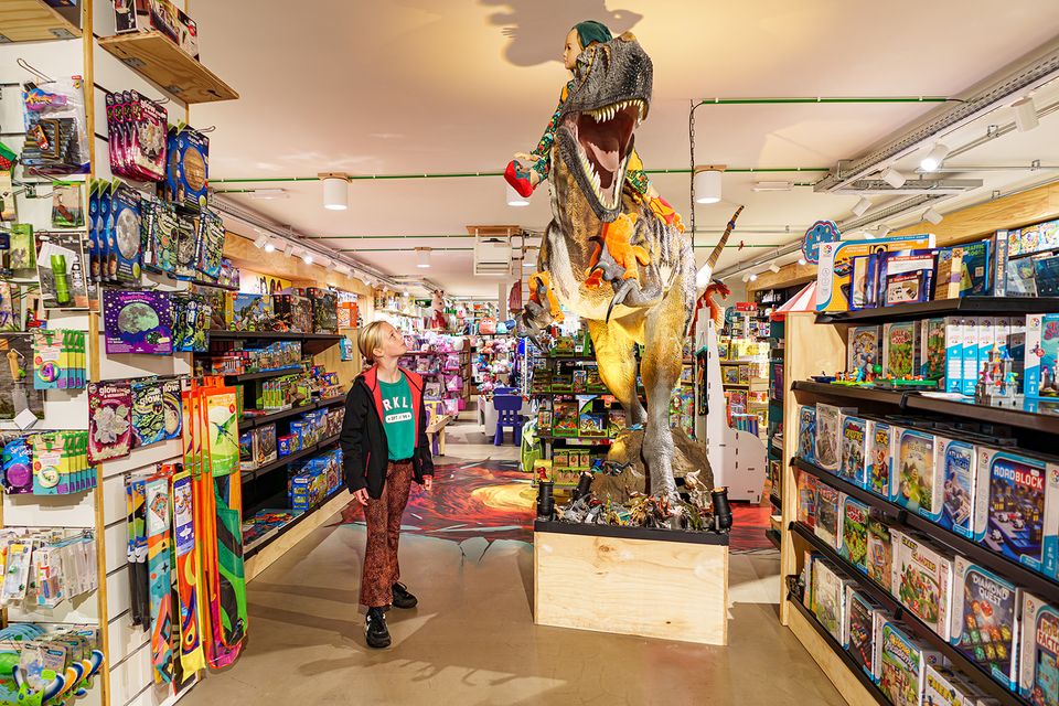 De dino in Spellekijn