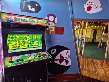 Binnenspeeltuin de Ontdekking met Super Mario game