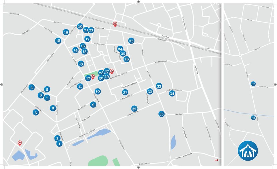 Kerst in de Hei - Plattegrond