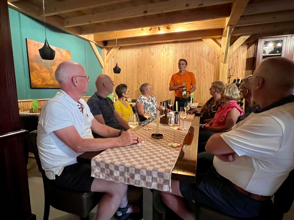 Proeverij in het restaurant