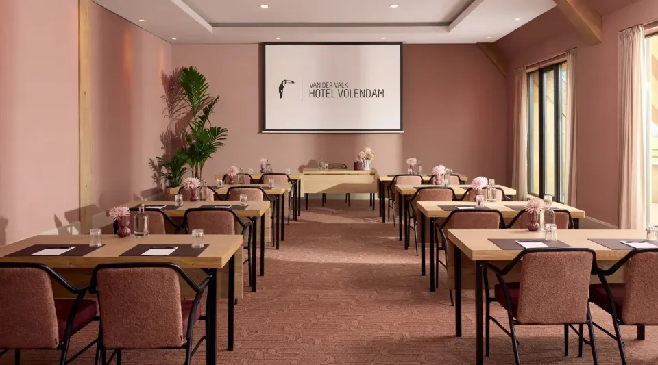 Una sala de reuniones en el Hotel Van der Valk de Volendam