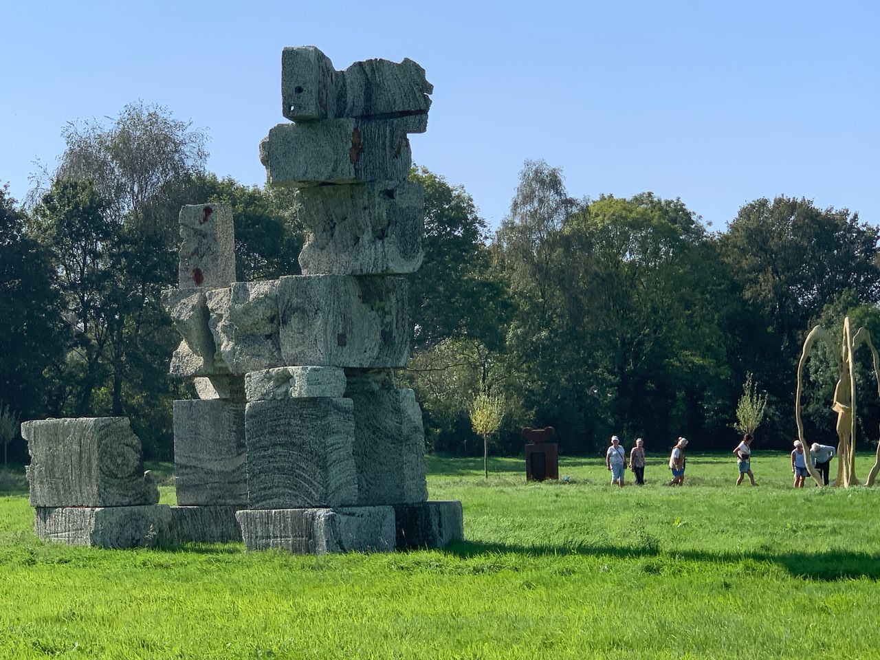 Beeldentuin Hannes Verhoeven in Esbeek, een van de locaties tijdens Kunstsafari 2026.