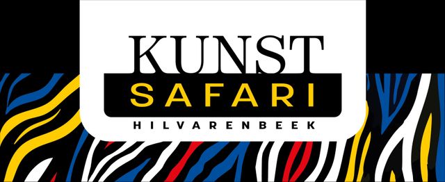 Het logo van Kunstsafari, een avontuurlijke kunst- en cultuurreis op 19 en 20 september in Hilvarenbeek