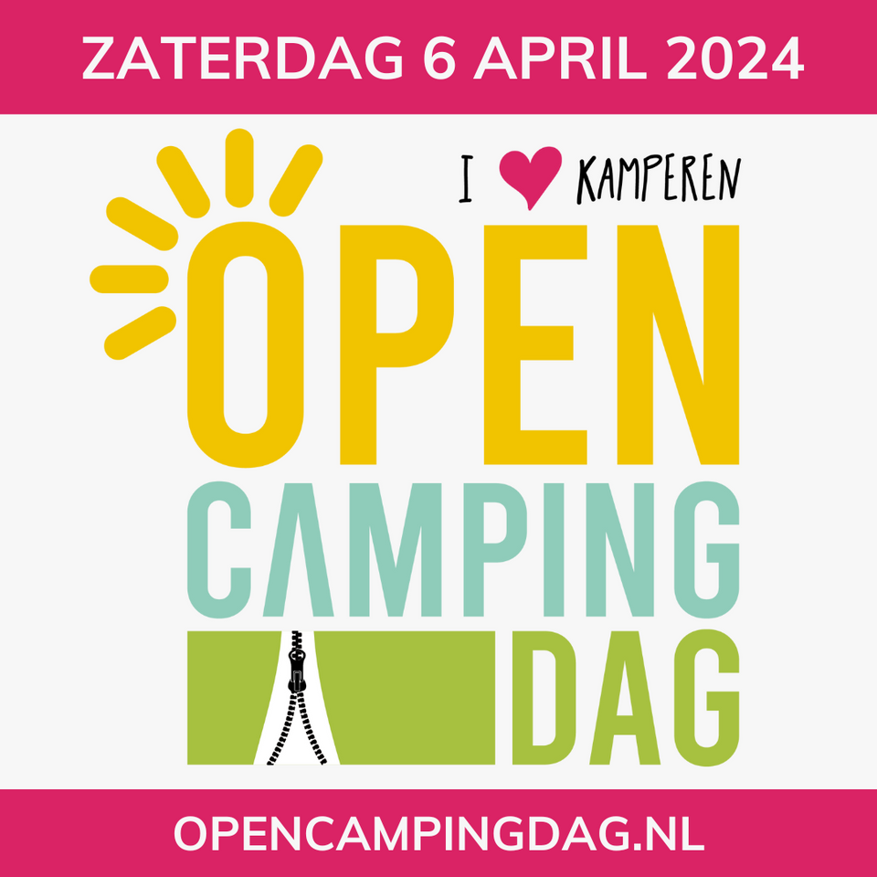 Zaterdag 6 april doen wij mee met de Open Camping Dag. Kom jij ook gezellig langs?