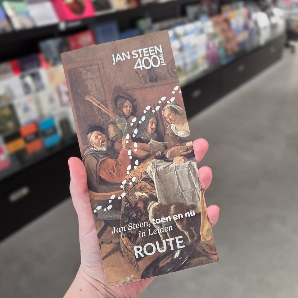 Flyer van de Jan Steen route ter gelegenheid van 400 jaar Jan Steen