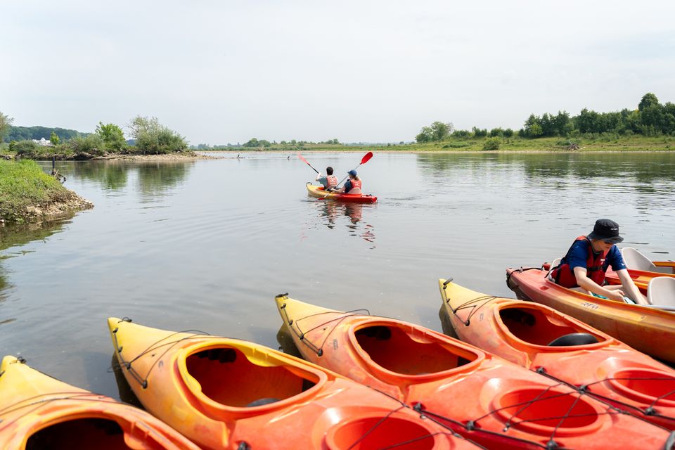 Kajakken op de Maas