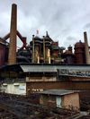 De Völklinger Hütte Ironworks in Duitsland