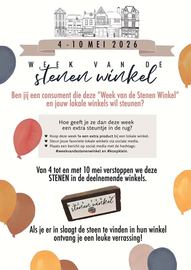 Affiche Week van de Stenenwinkel