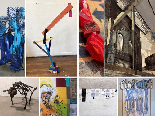 Allerlei kunstwerken in het Waterlandhuis