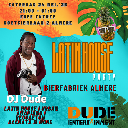 Latin house bij Bierfabriek Almere