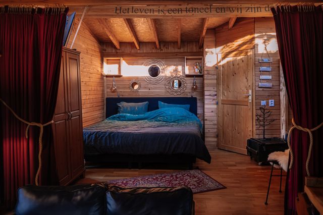 Slaapkamer Boomhut Camping Diever