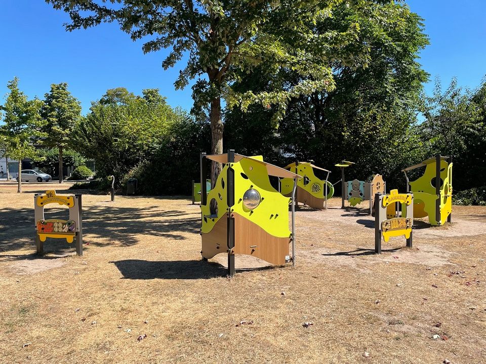 Speeltuin in het park van het Wilhelminadorp