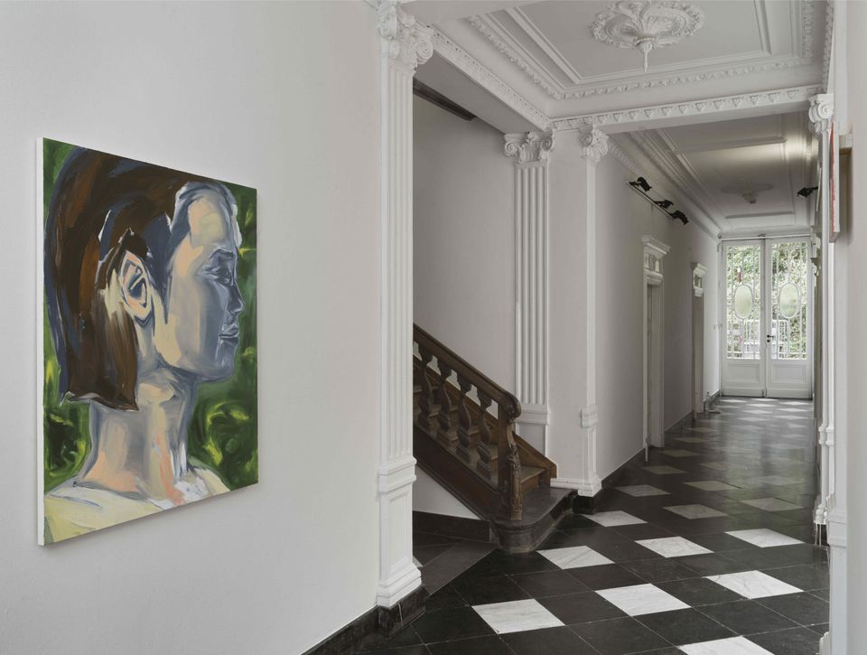 Marres interieur Expositie trap een schilderij