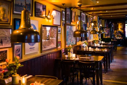Café d'Ouwe Tak in Blaricum interieur