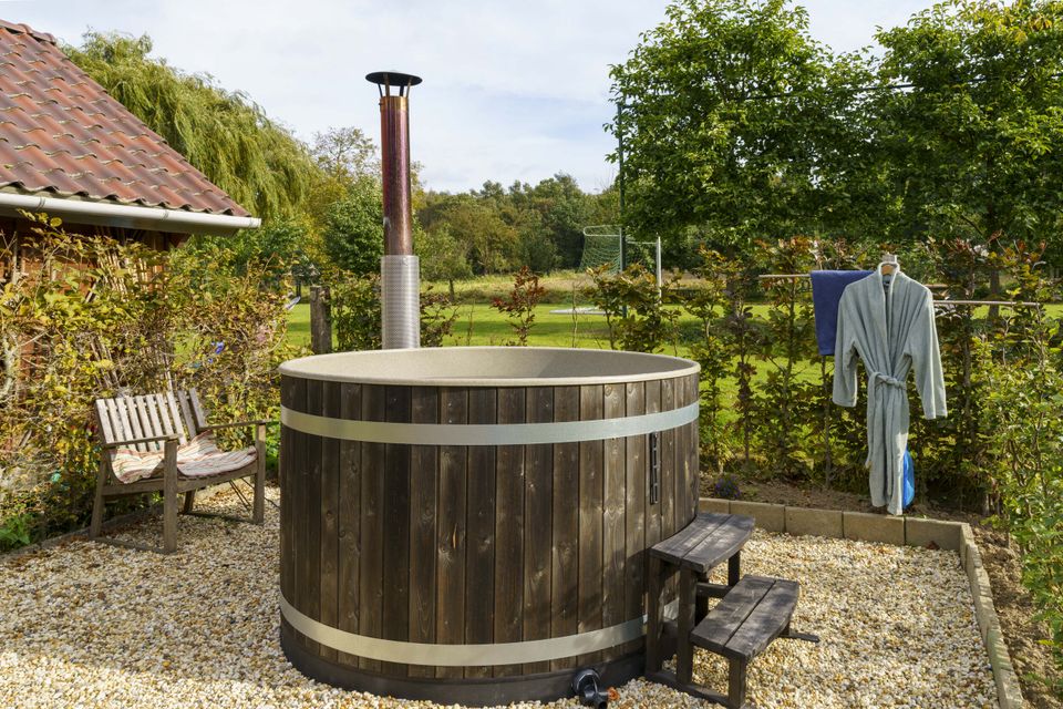 Villa Verde vakantiewoning buiten jacuzzi