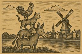 Wintervertelling in de salon De Saense Stadsmuzikanten