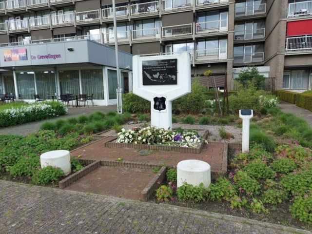 Het HONI-monument bij zorgcentrum De Grevelingen 