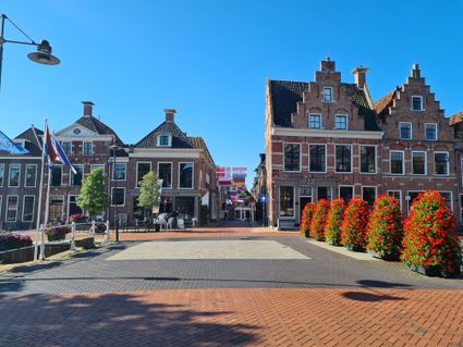 het centrum van Dokkum