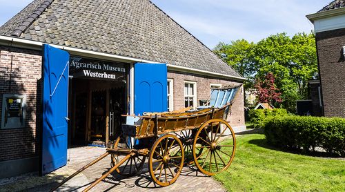 De entree bij het Agrarisch Museum Westerhem.