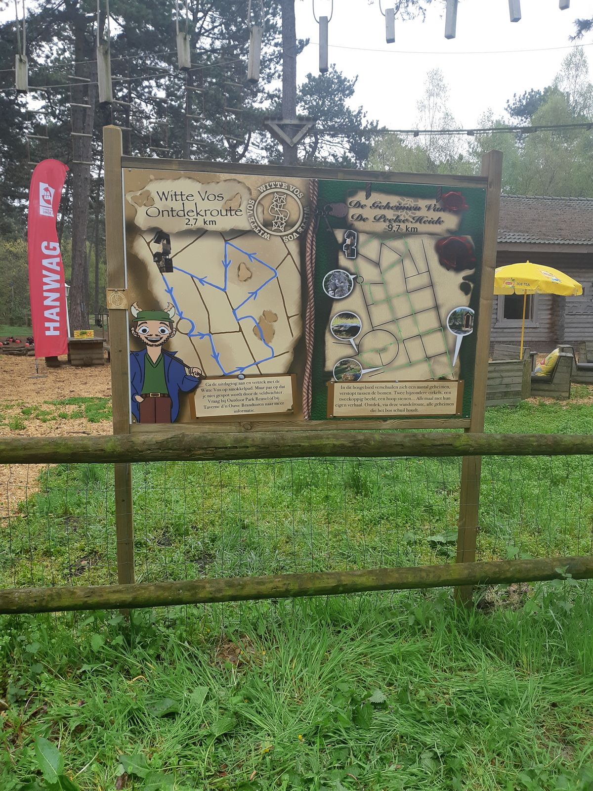 Met wandelroute Witte Vos