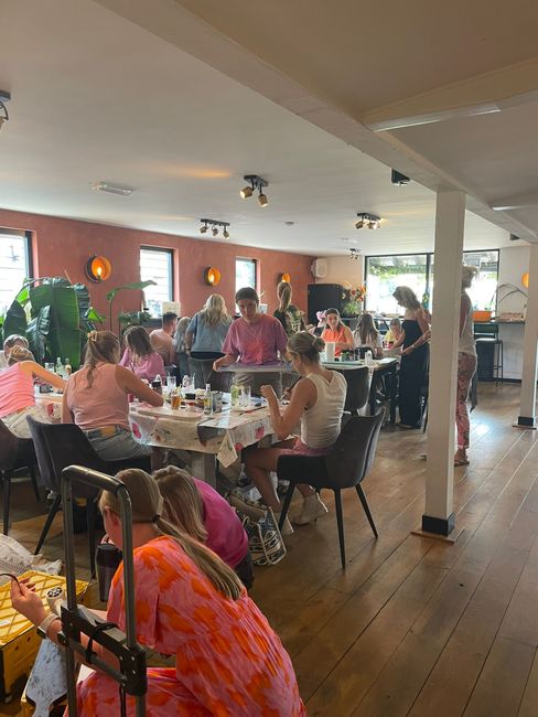 Schilderen borrelplank