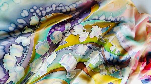 Silk scraft painting master class