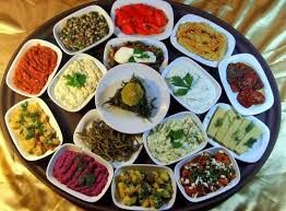 Voorbeelden van Turkse mezze