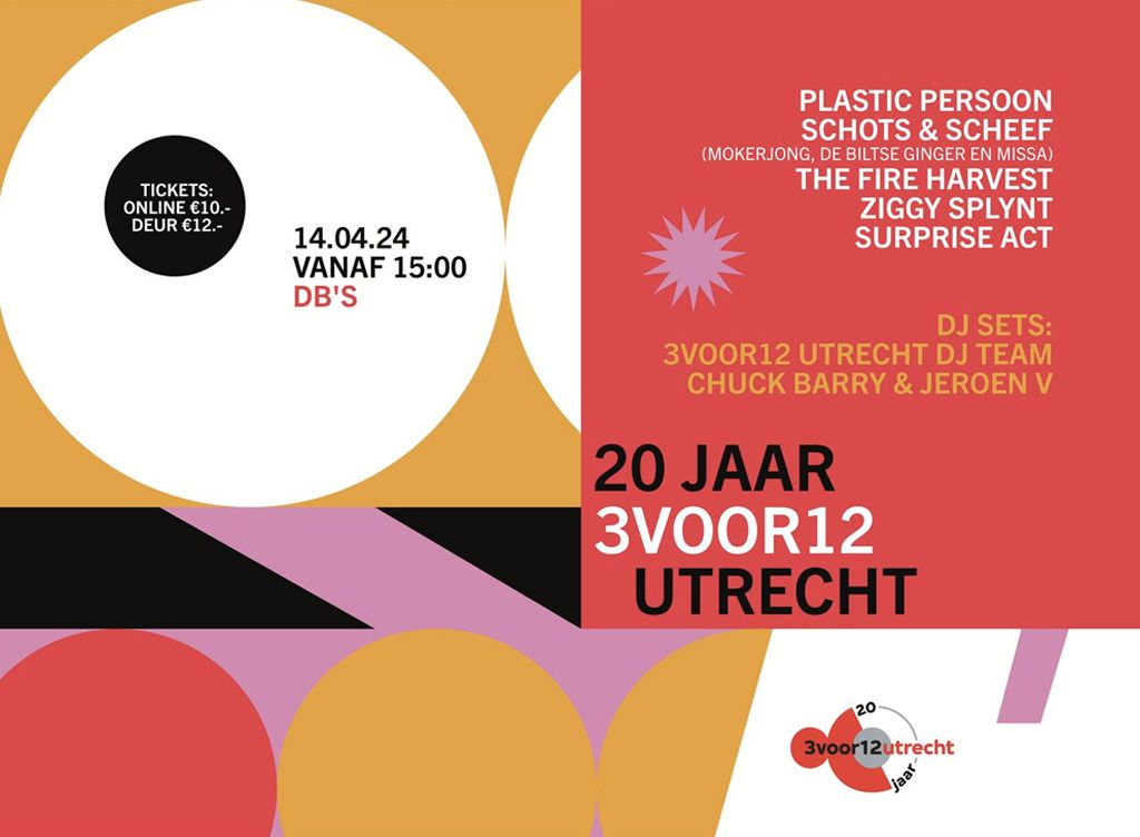 3voor12 Utrecht: 20-jarig jubileum