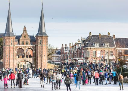 De Waterpoort en de Elfstedentocht