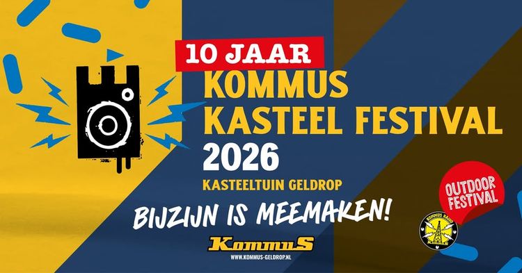 Bekendmaking programma KommuS Kasteelfestival 2026