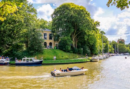 Prinsentuin, bootje varen, zomer