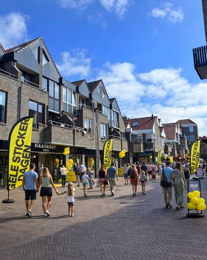Foto van de centrum van katwijk