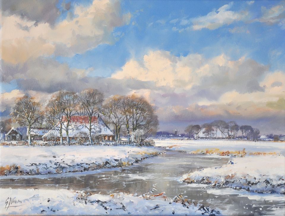olieverf op doek 30x40cm