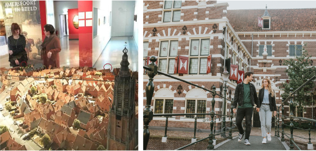 Museum Flehite buitenkant en maquette binnen