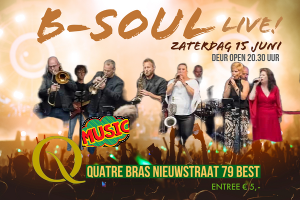 B-Soul treedt op bij Quatre Bras op 15 juni