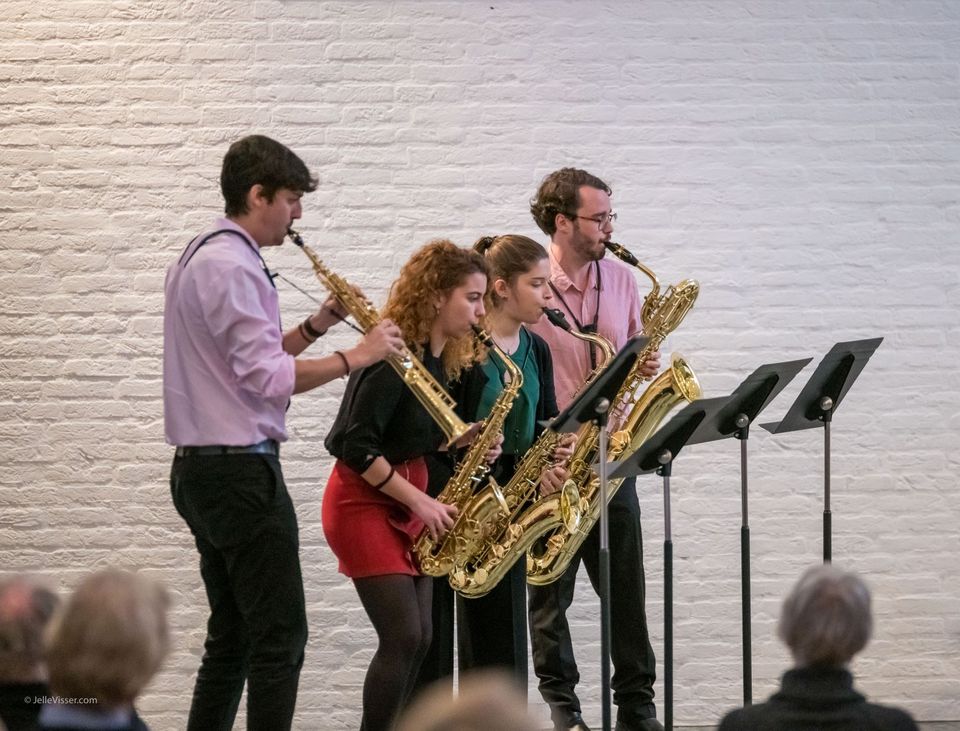 Concert studenten saxofoon van het Conservatorium