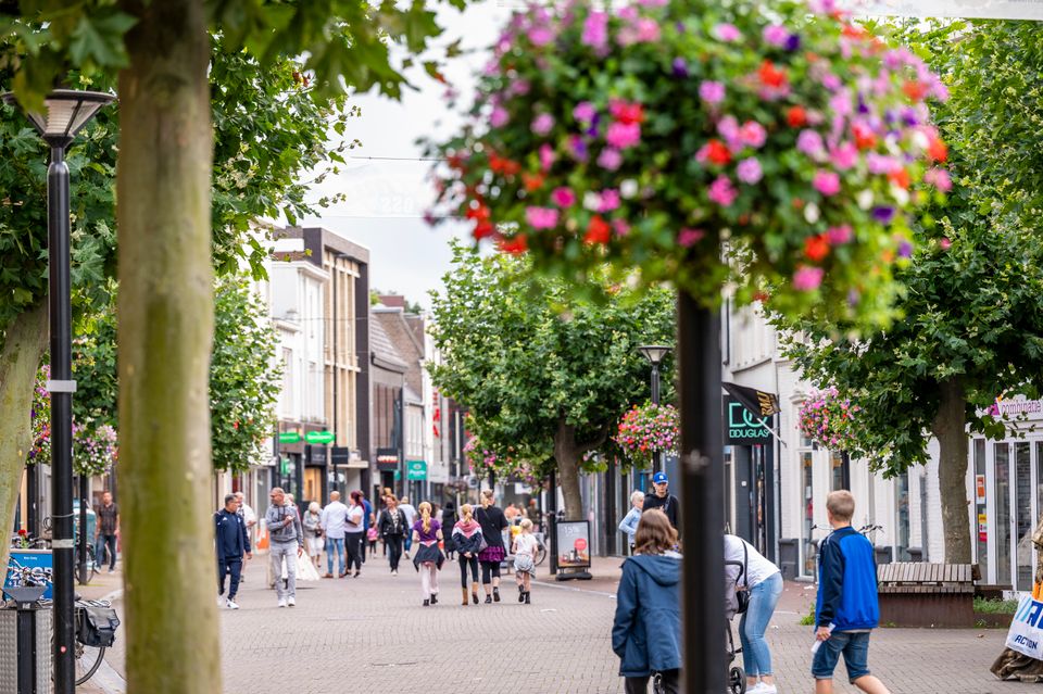 Mensen in het centrum van Oss