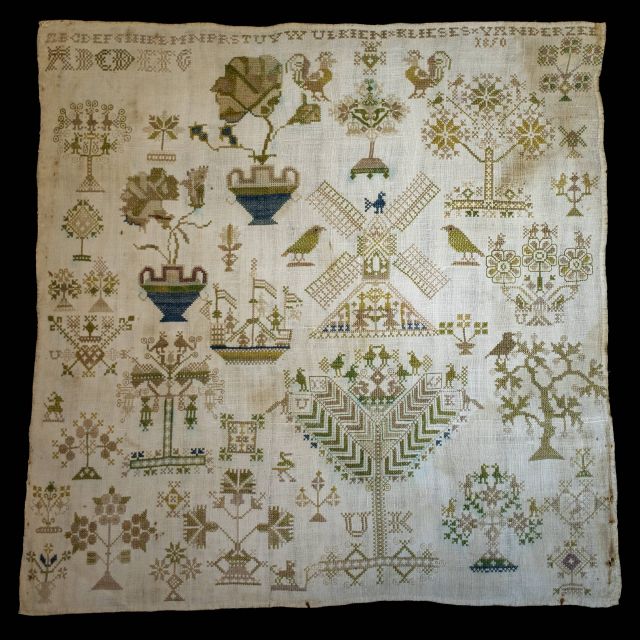 Foto merklap uit collectie felicia van Deth en foto Chapeau fotograaf Caroline Penris