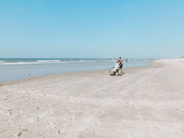 Paar dagen Vlieland strand rolstoel