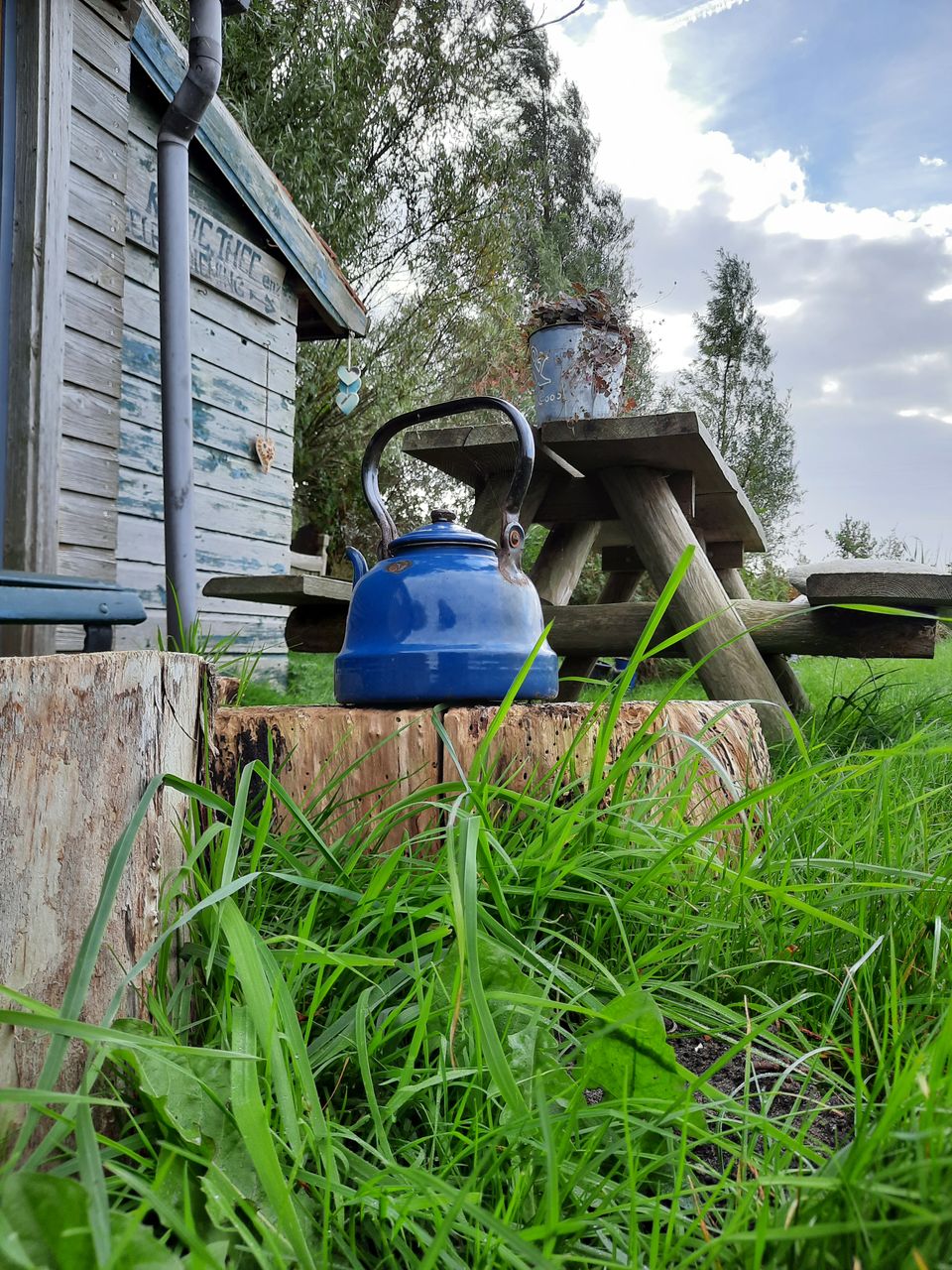 Decoratie bij rustpunt Woudpolder