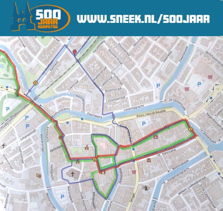 Routes Streetparade Sneek