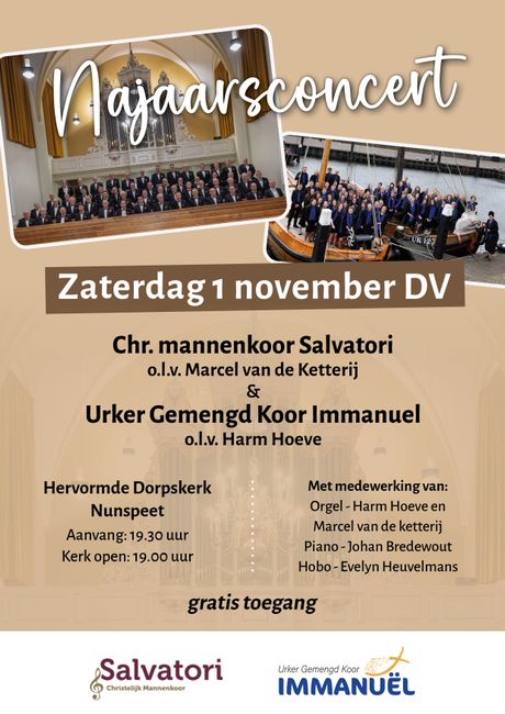 Poster Najaarsconcert