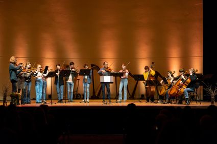Ook strijkorkesten treden op tijdens het Ensembleconcert